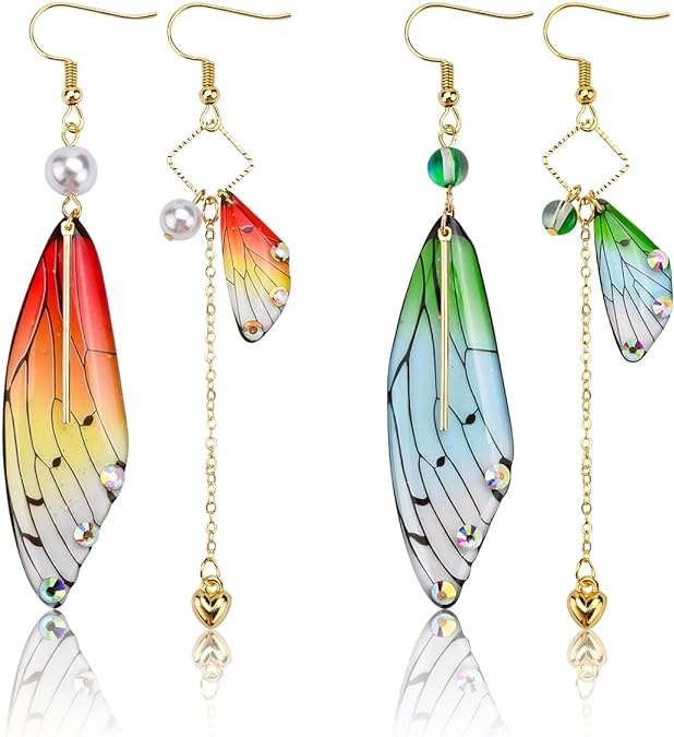 Cottagecore butterfly earrings